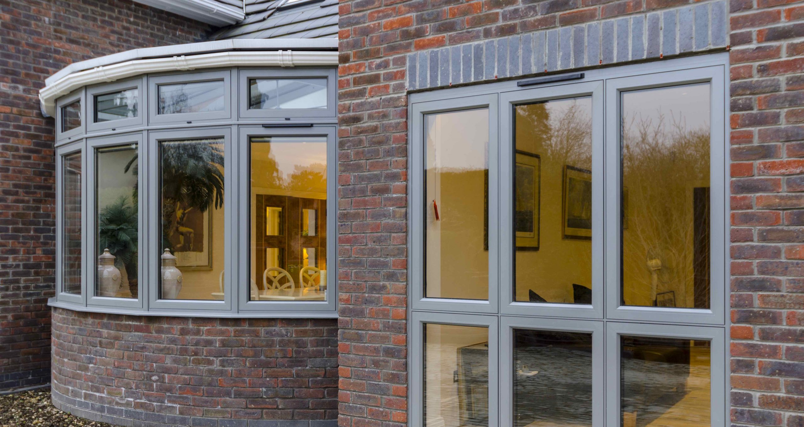 Aluminium Bay Flush Casement