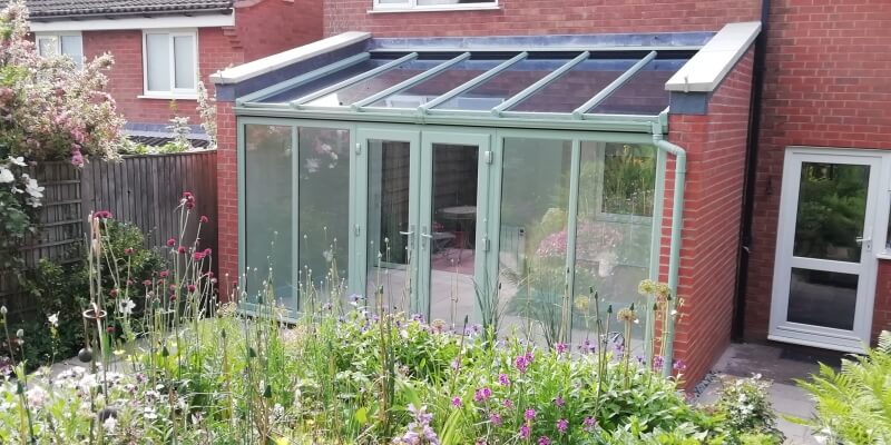 Chartwell Green lean-to conservatory